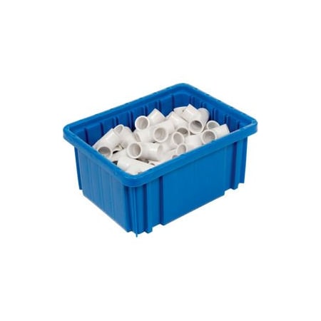 Quantum Storage Systems GEC 153; Plastic Dividable Grid Container - DG91050, 10-7/8"L x 8-1/4"W x 5"H, Blue DG91050BL
